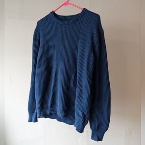 Men's JCrew 100% cotton fisherman's sweater, size M